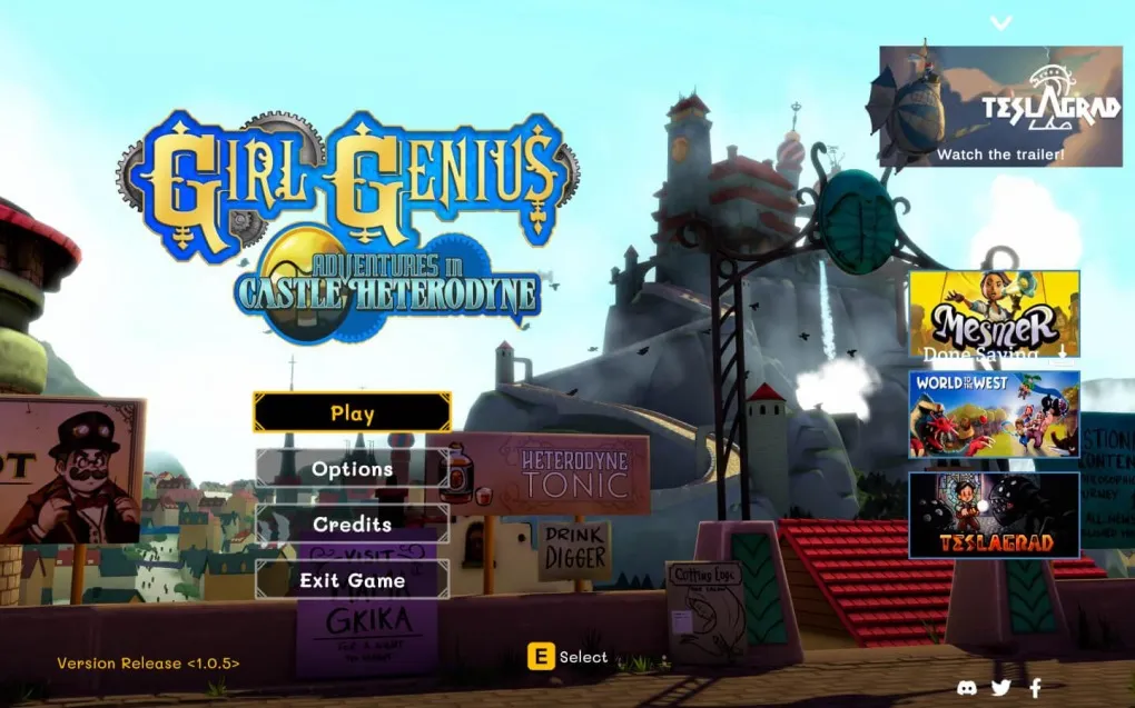 天才少女：机械城堡历险记 Girl Genius: Adventures In Castle Heterodyne for Mac v1.0.5 英文原生版