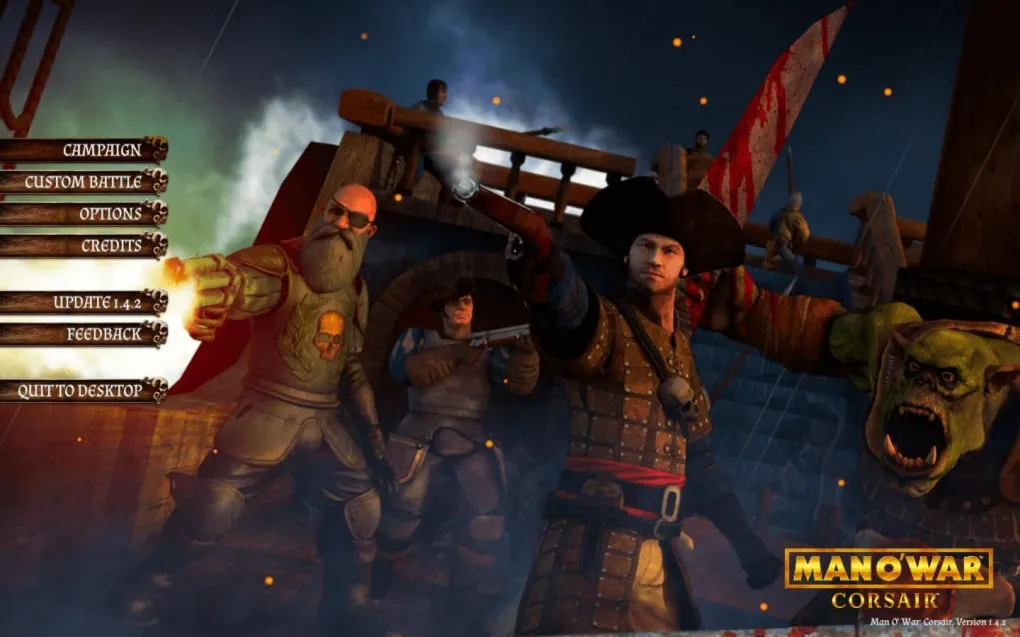 斗士：海盗船 Man O’ War: Corsair – Warhammer Naval Battles for Mac v1.4.4 英文原生版 附DLC