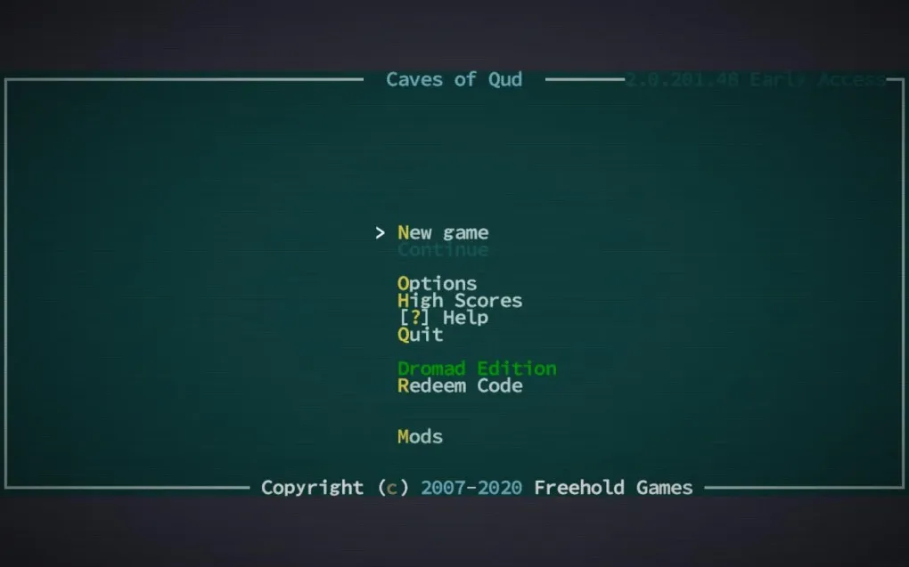 卡德洞窟 Caves of Qud for Mac v2.0.206.75 英文原生版
