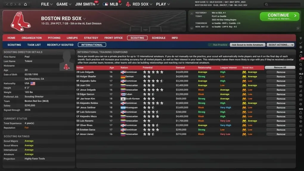 劲爆美国棒球24 Out of the Park Baseball 24 for Mac 24 v24.11.85 英文原生版