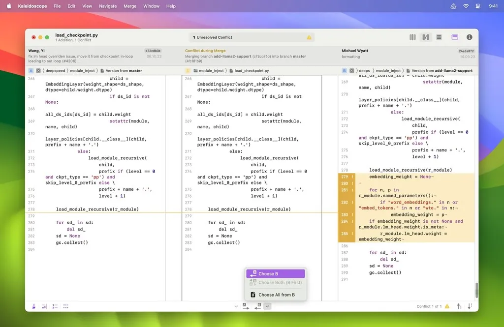 Kaleidoscope v6.0.2 (8147) 英文激活版 Mac图片和文本差异比较工具